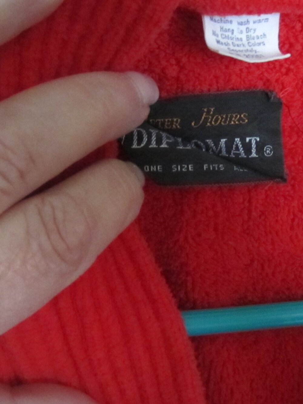 Adult Terry Cloth Robe~One Size~Belted - Picture 3 of 4